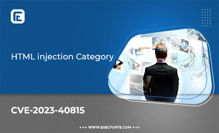 CVE-2023-40815-HTML injection-Category